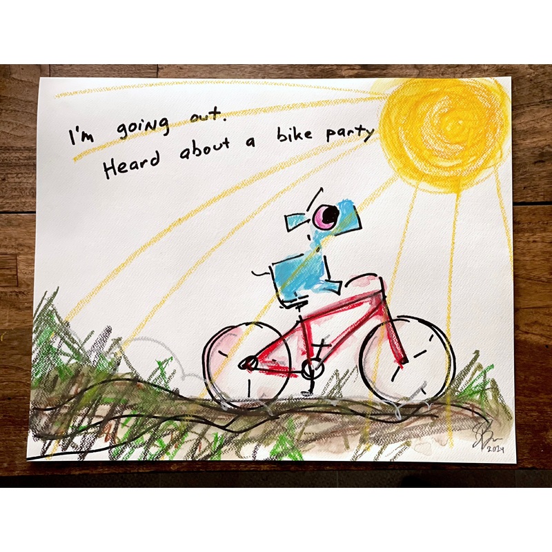 Heard about a bike party