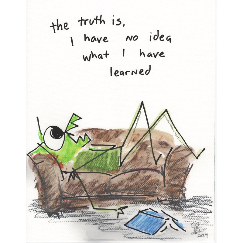 No idea what I have learned