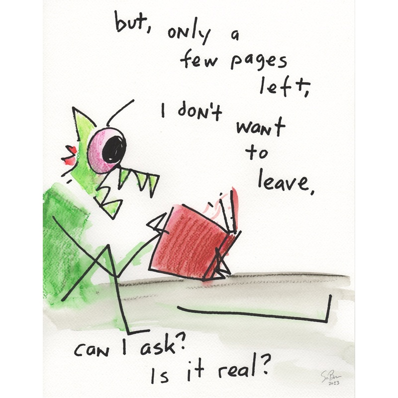 Only a few pages left