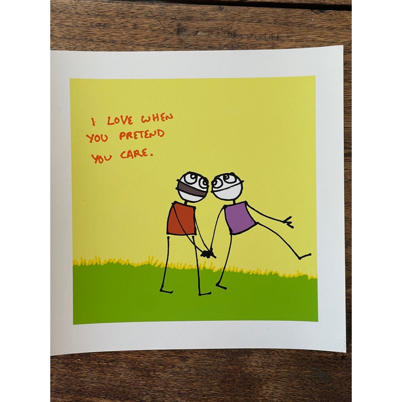 Pretend to care