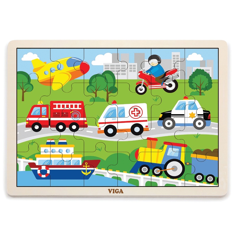 Classic Puzzle- Vehicles