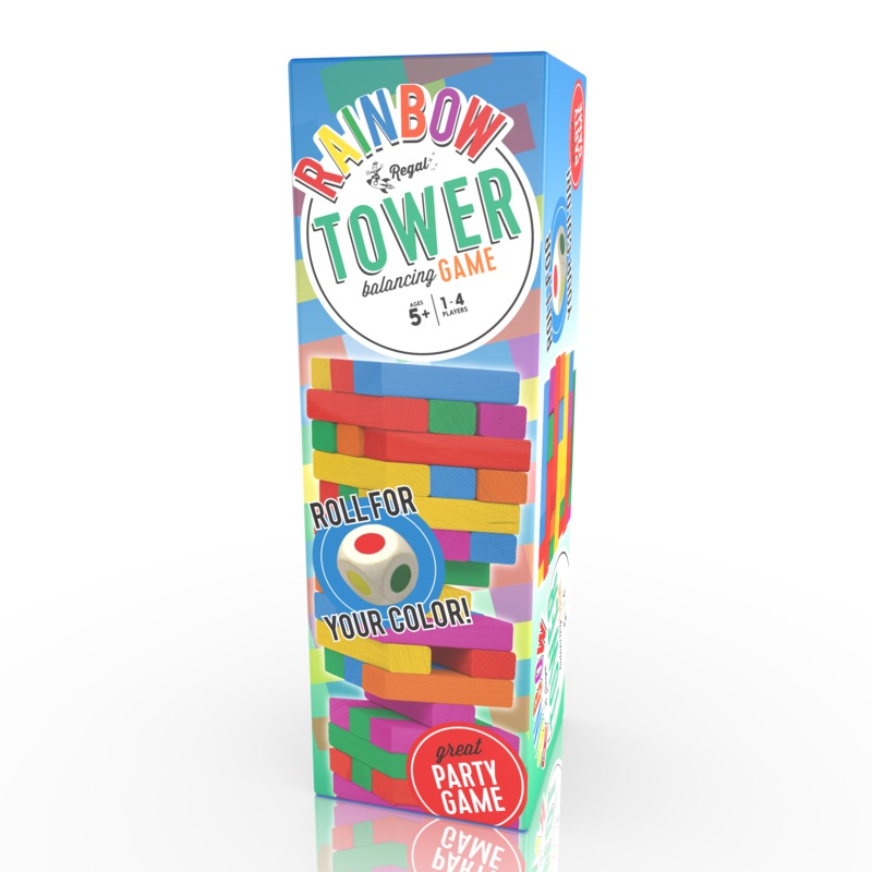 Rainbow Balancing Tower