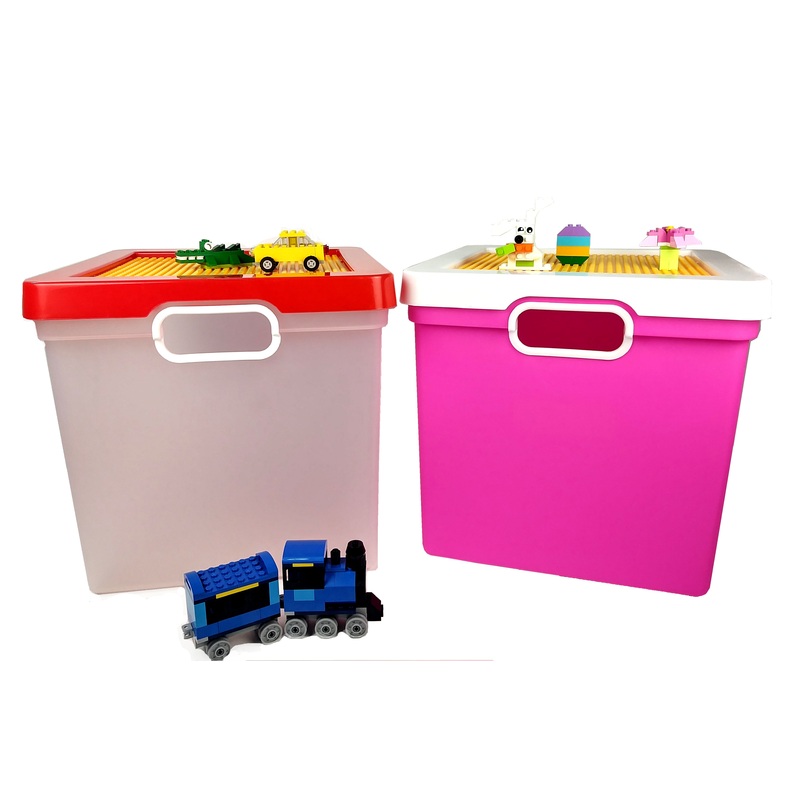 Block around the Block Cube Bin with Plate