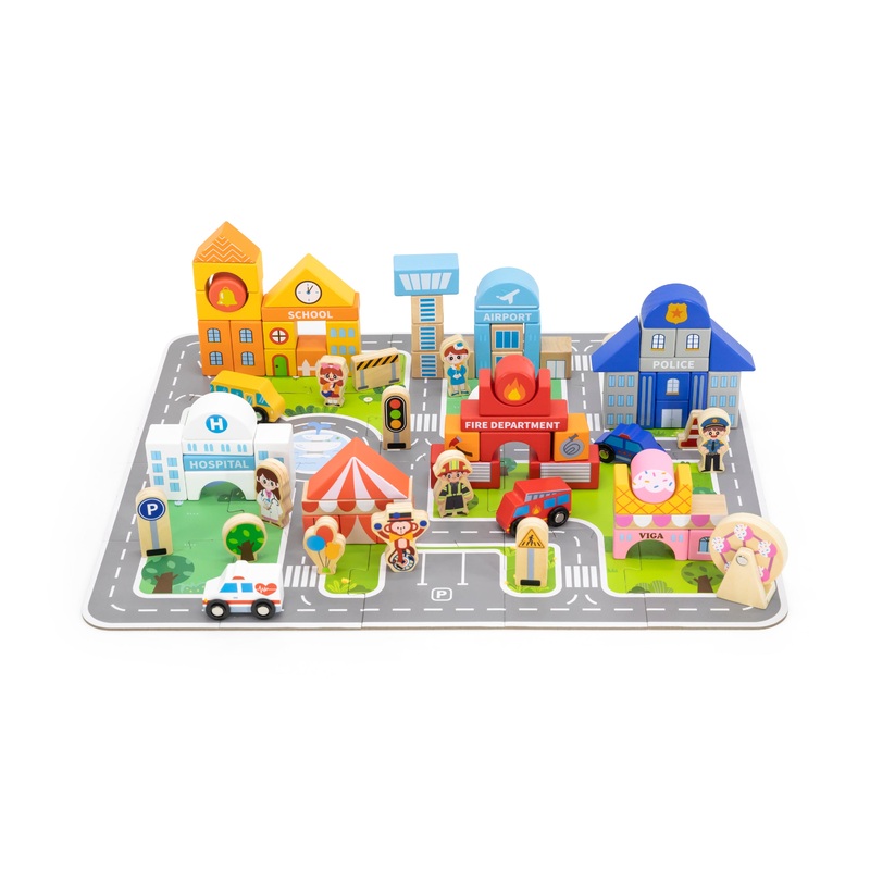 Deluxe City Building Blocks