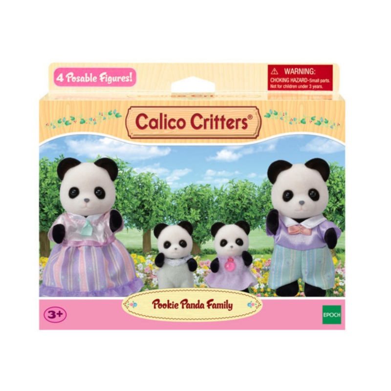 Calico Critters Pookie Panda Family