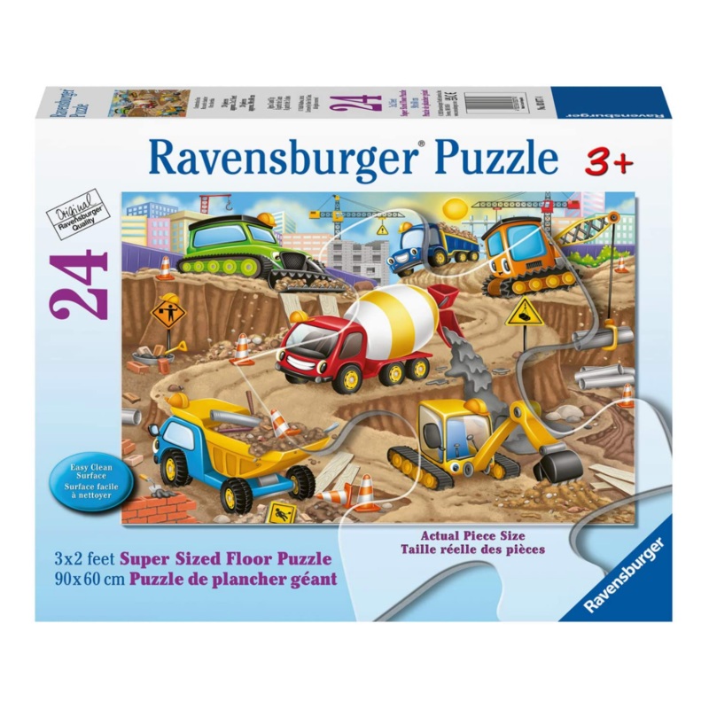 Construction Fun Floor Puzzle (24 piece)
