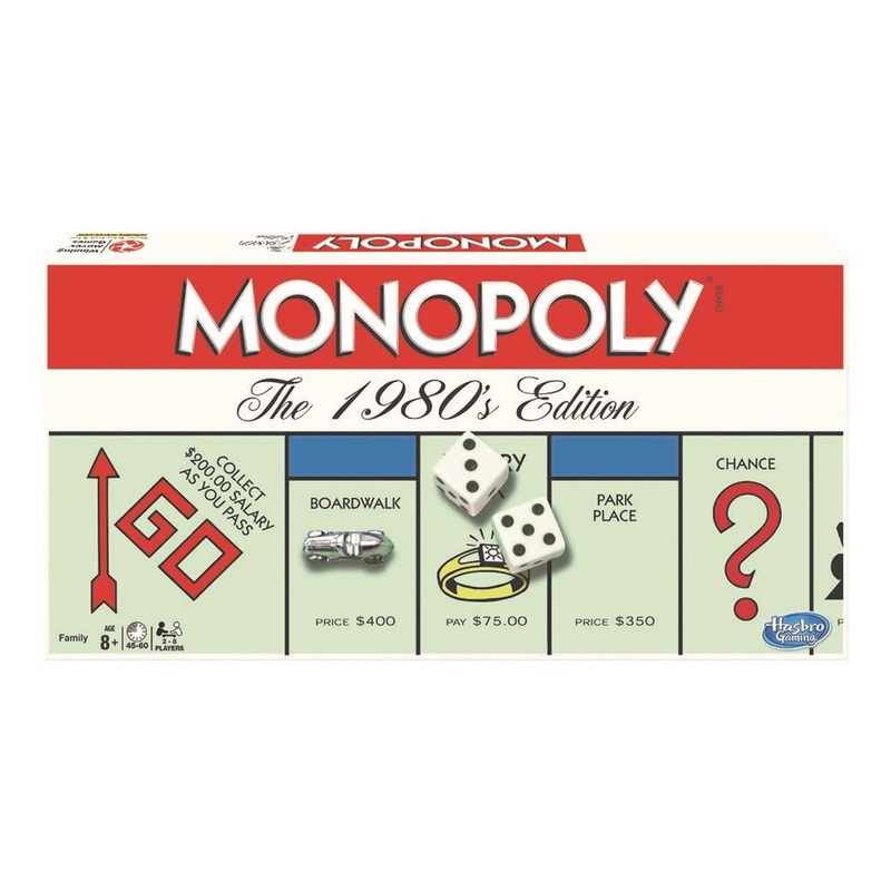 Monopoly Board Game: The 1980’s Edition
