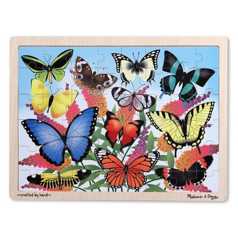 Butterfly Garden Wooden Puzzle – 48 pieces