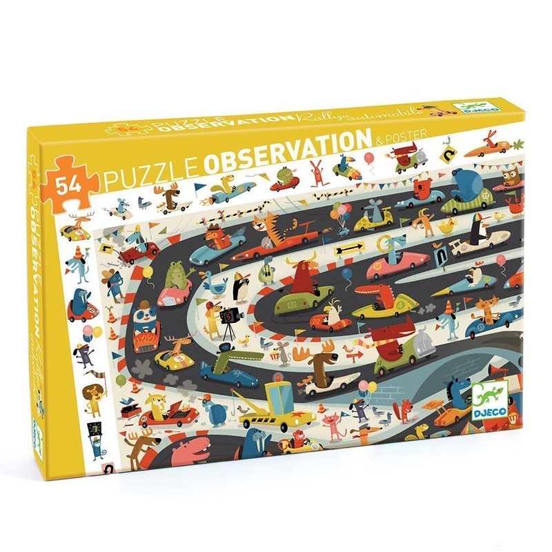 Car Rally Observation Puzzle – 54 pieces