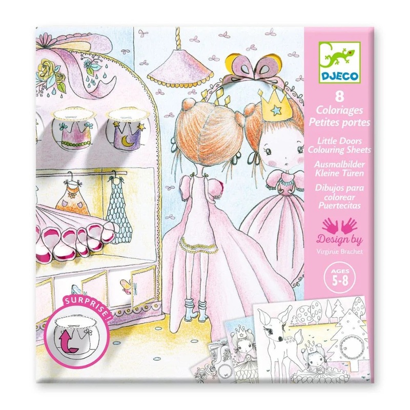 Colouring Surprises – Pupi’s Little Doors