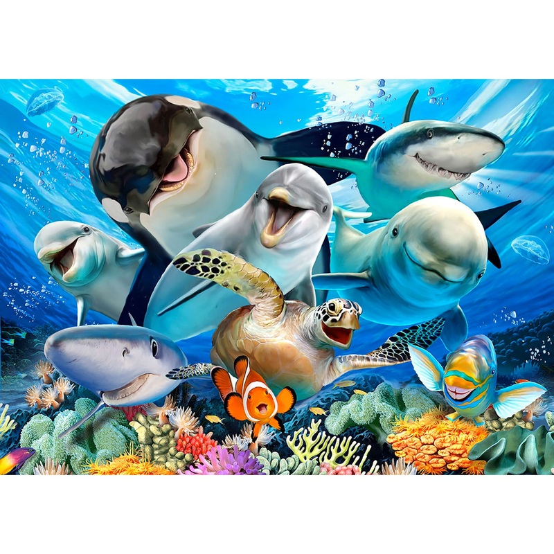 Underwater Selfie Puzzle – 150 pieces