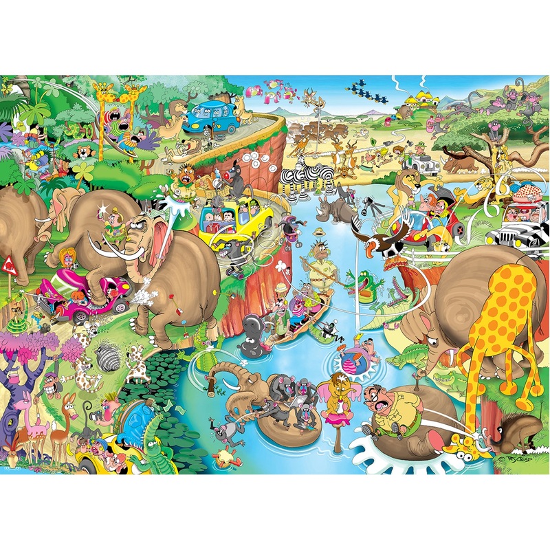 Wild African Safari Puzzle – 120 pieces