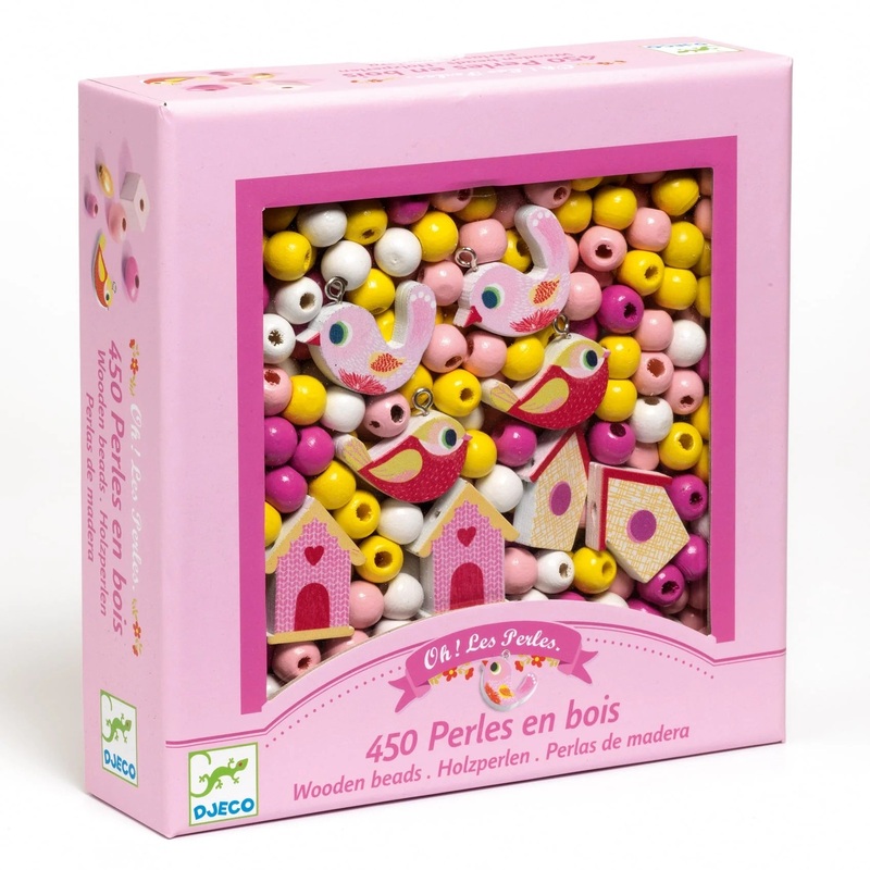 Wooden Bead Set – Birds