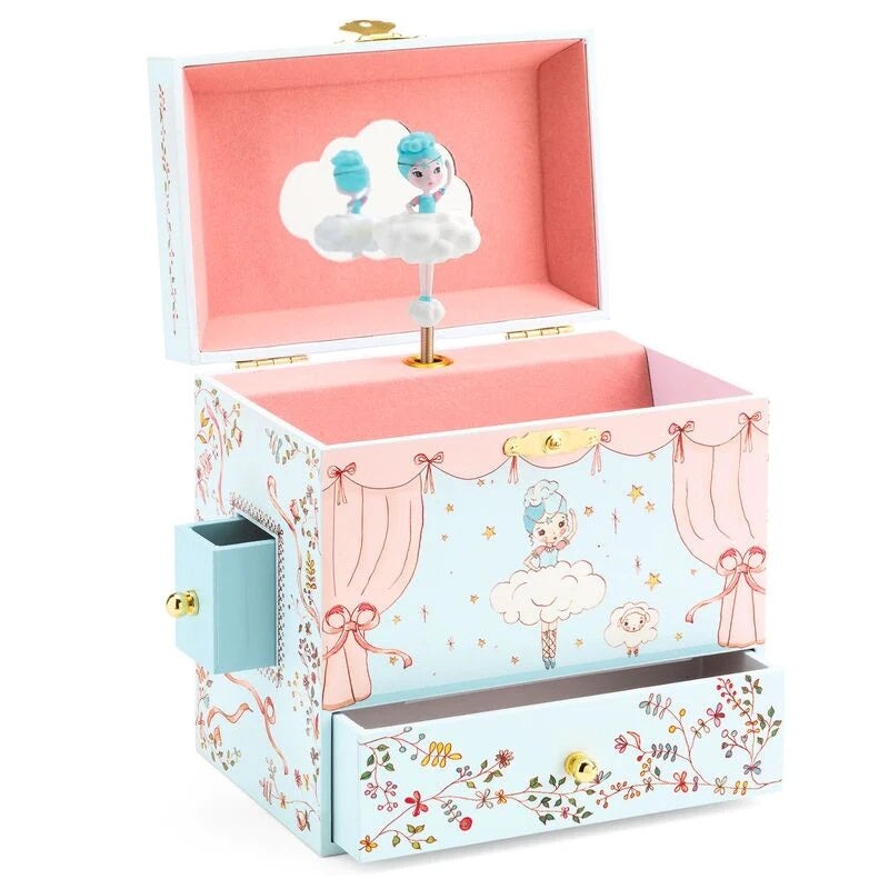 Wooden Musical Box – Ballerina on Stage