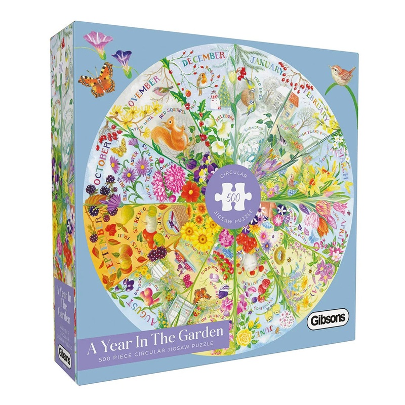 A Year in the Garden – 500 pieces