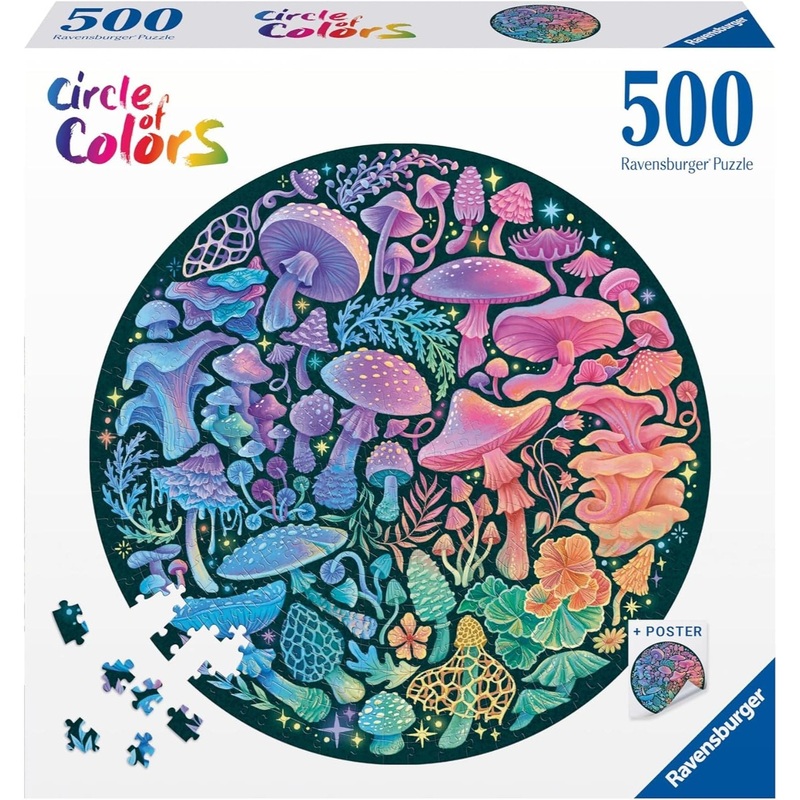 Circle of Colors: Mushrooms – 500 pieces
