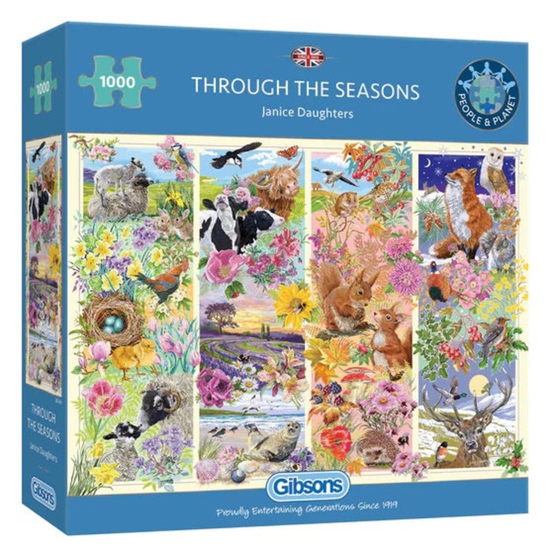 Through the Seasons – 1000 pieces