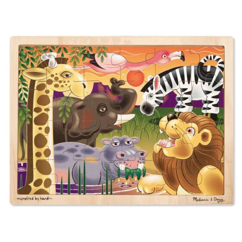 African Plains Wooden Jigsaw Puzzle – 24 Pieces