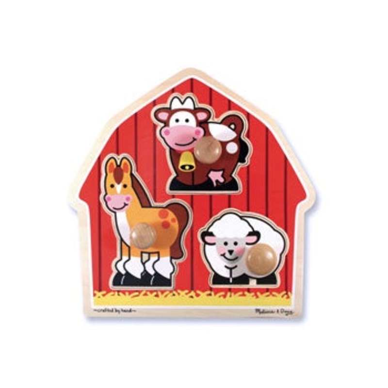 Barn Animals Jumbo Knob Puzzle