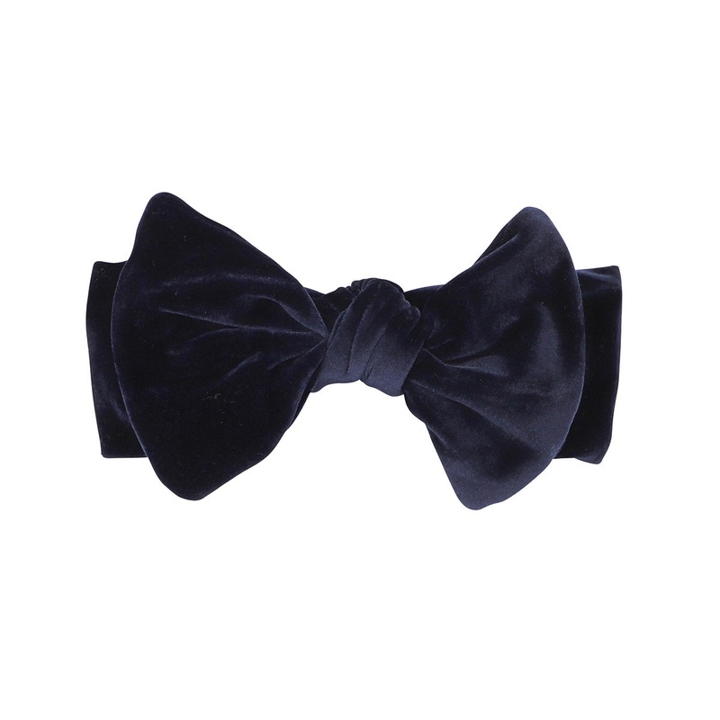 IVY NAVY BOW HEADBAND