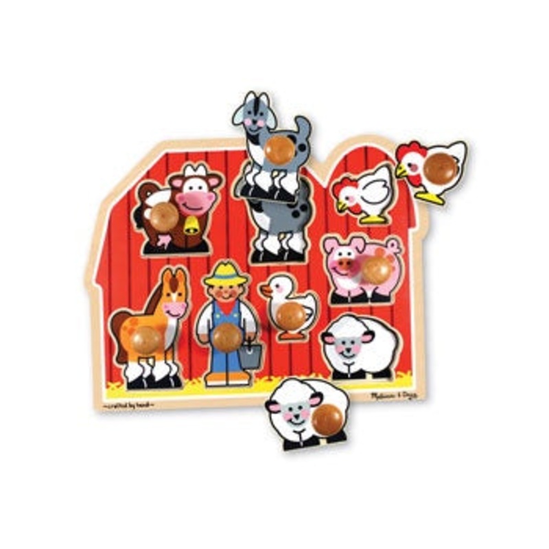Large Farm Jumbo Knob Puzzle – 8pc