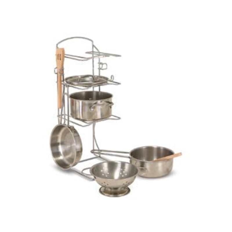 Let’s Play House! Stainless Steel Pots & Pans Play Set