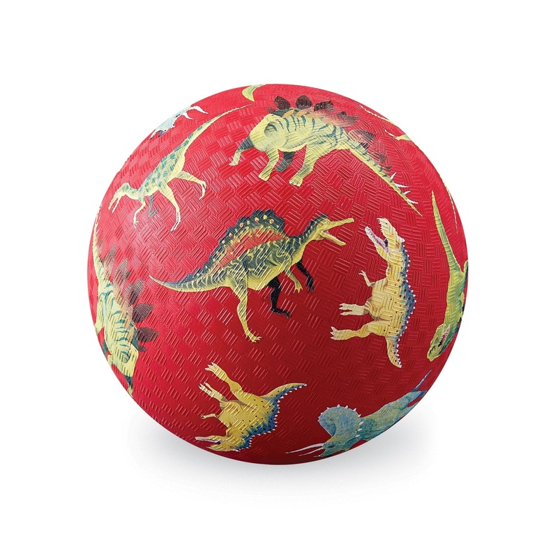5 Inch Playground Ball – Dinosaurs Red