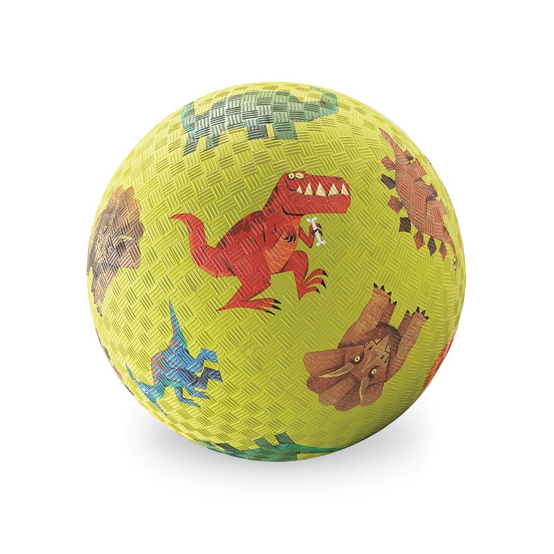 7 Inch Playground Ball – Dinosaurs Green