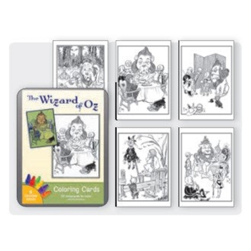Colouring Cards Wizard of Oz