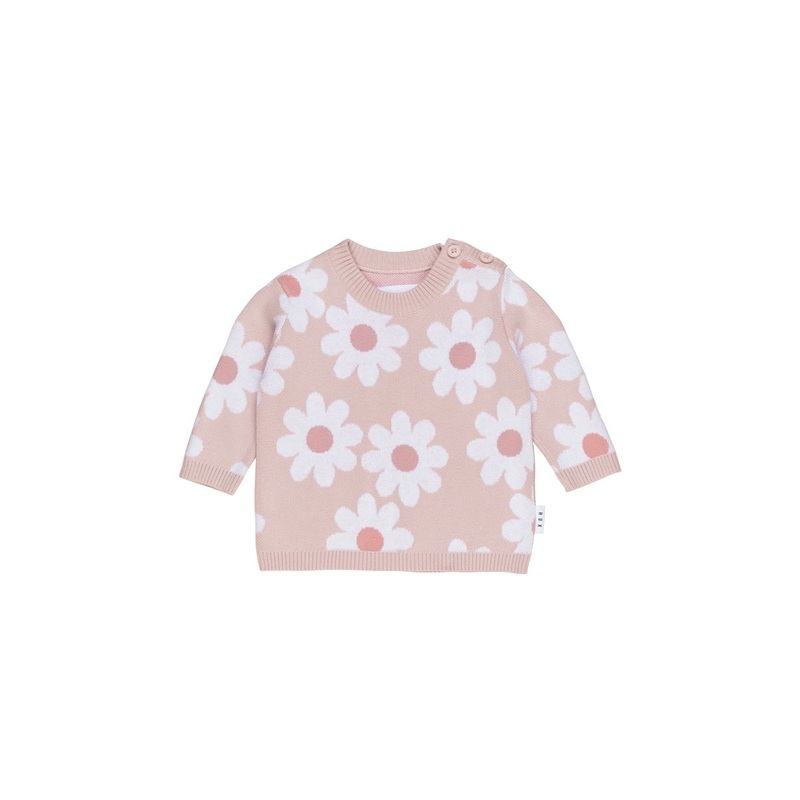 DAISY KNIT JUMPER – ROSE