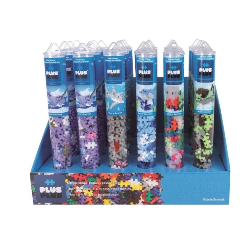 PLUS-PLUS  – AQUA  TUBES- 100 PCS