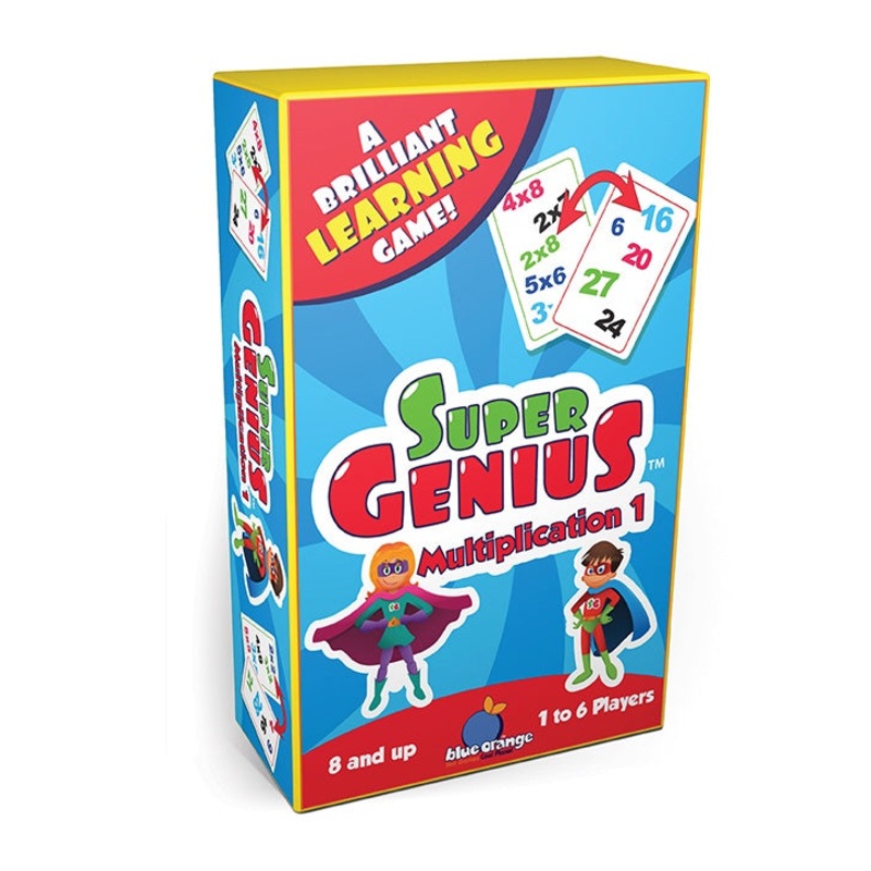 Super Genius Multiplication 1 Cards