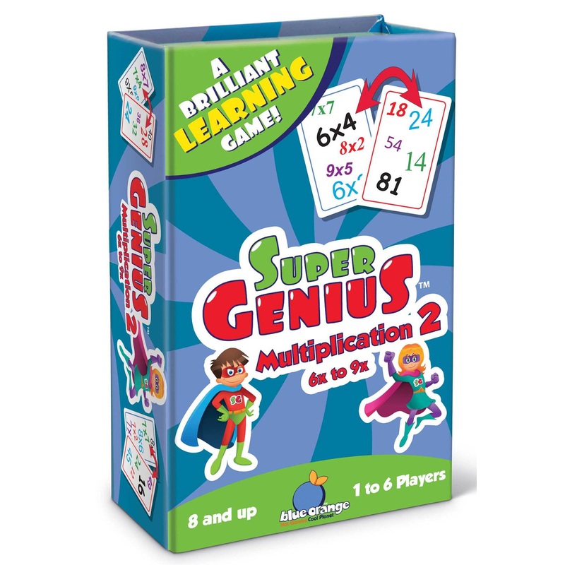 Super Genius Multiplication 2 Cards