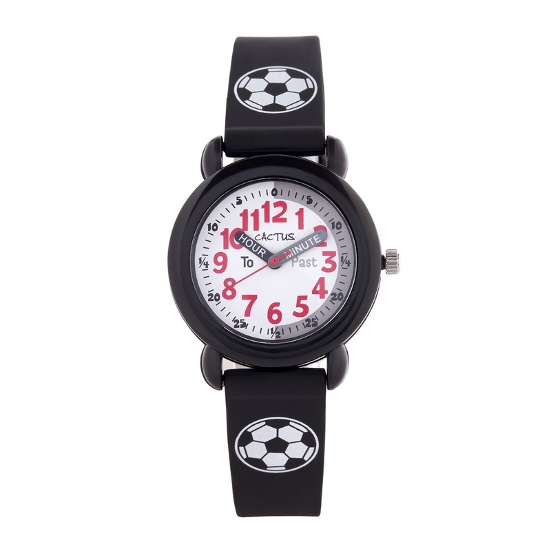 Timekeeper – Kids Watch – Black / Soccer ball