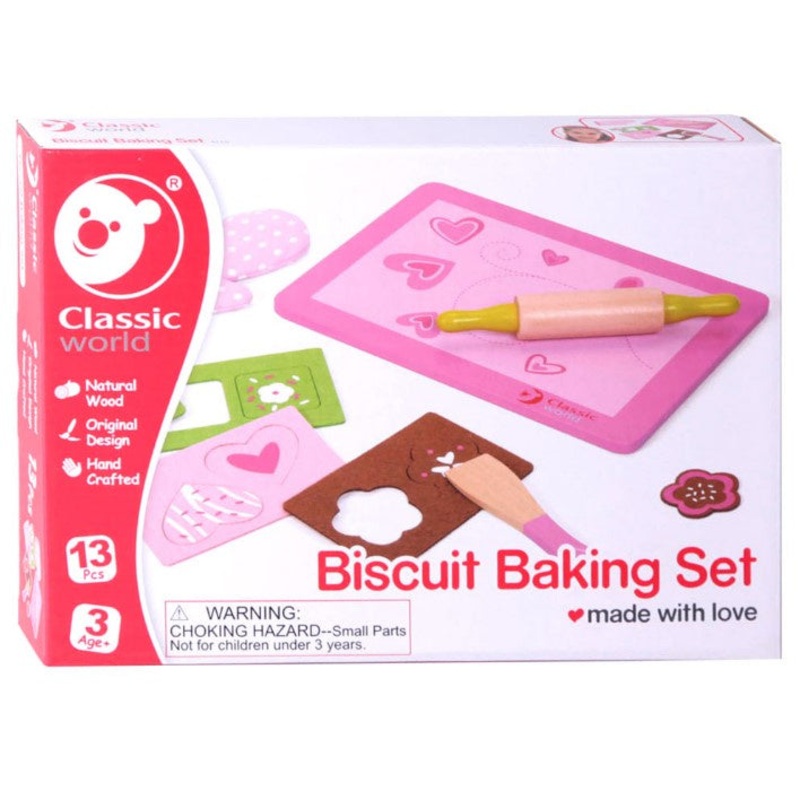 Wooden Baking Cookie Set