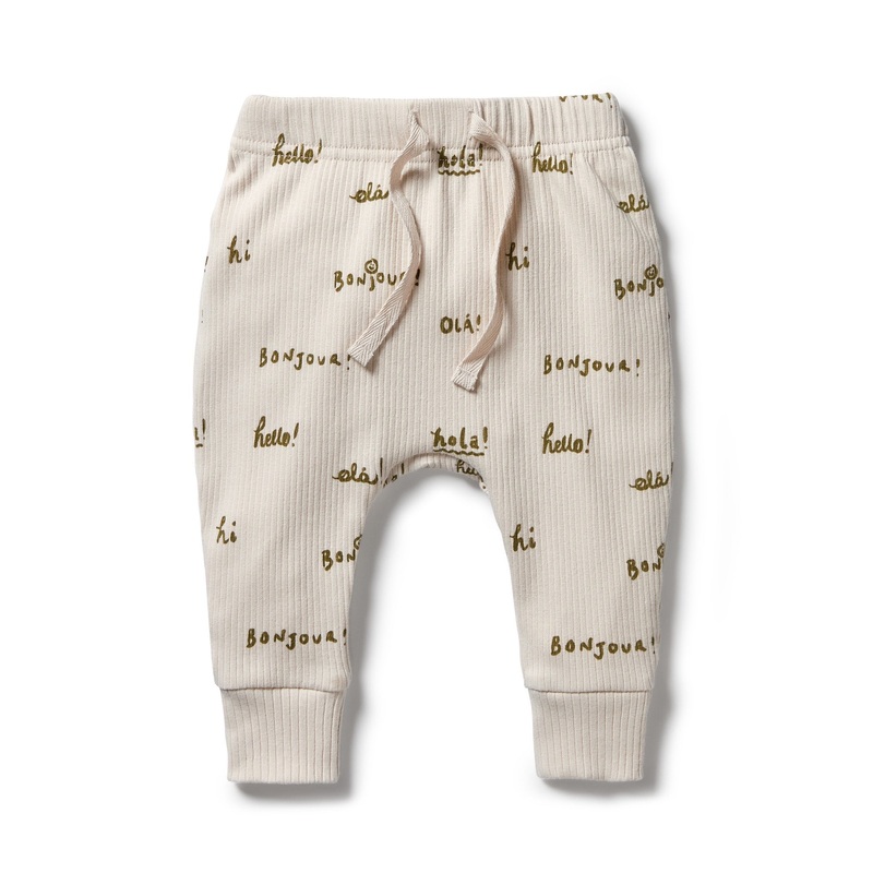 Bonjour – Organic Rib Slouch Pant