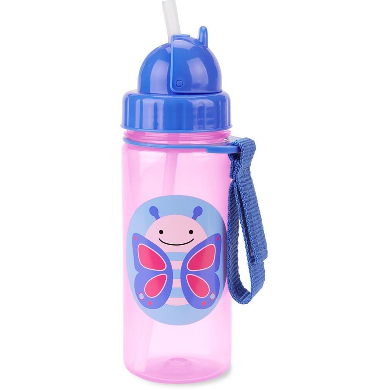 SKIP HOP ZOO STRAW BOTTLE 13 OZ – BUTTERFLY