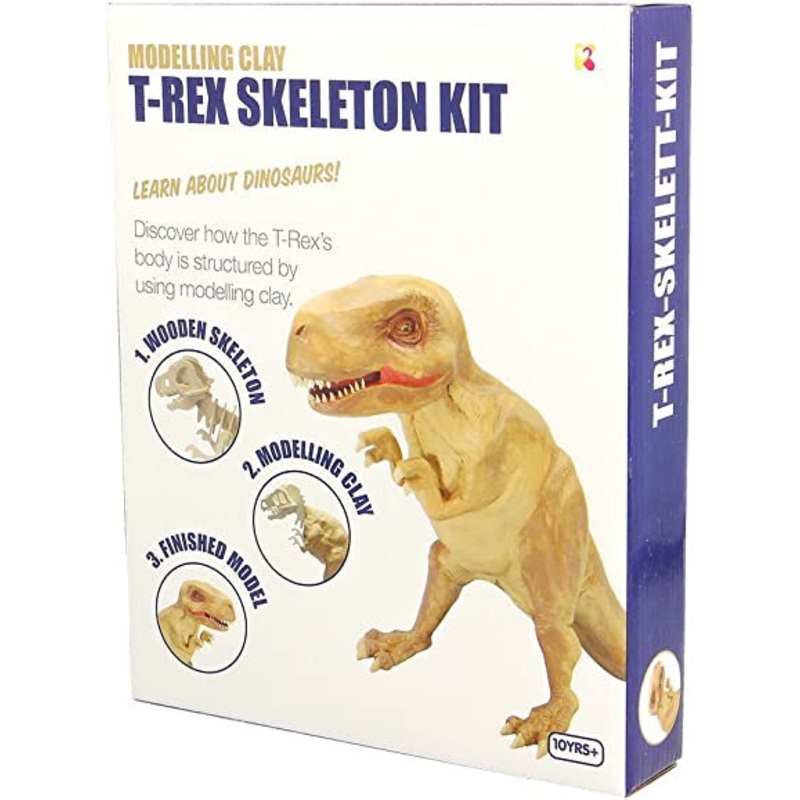 T-Rex Skeleton Modelling Clay Kit