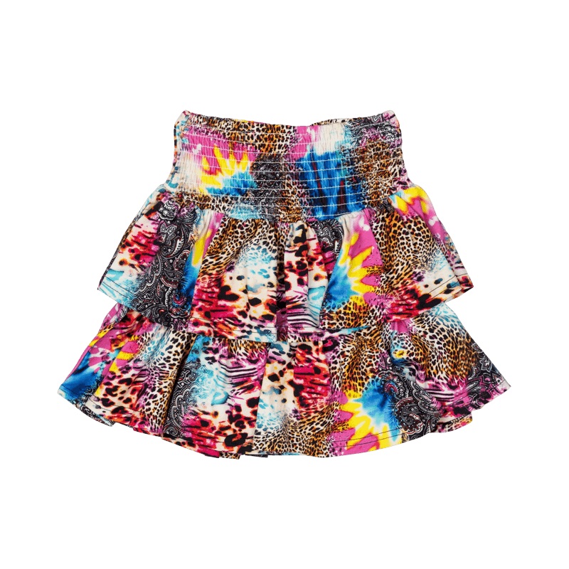 ABSTRACT LEOPARD RARA SKIRT