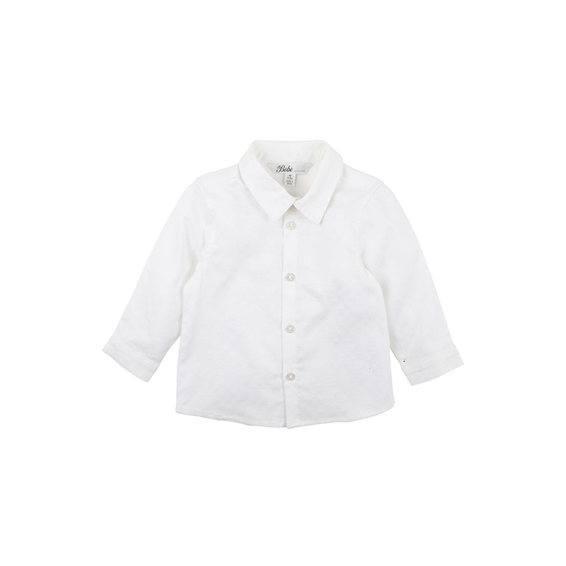 ALBERT LS BABY SHIRT – CLOUD