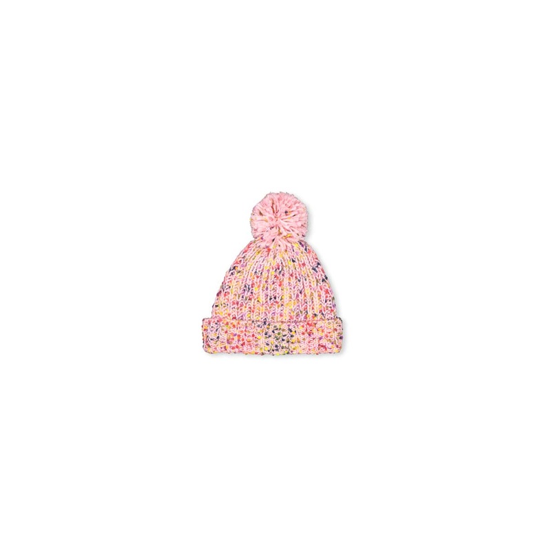 BEANIE PINK FLECK