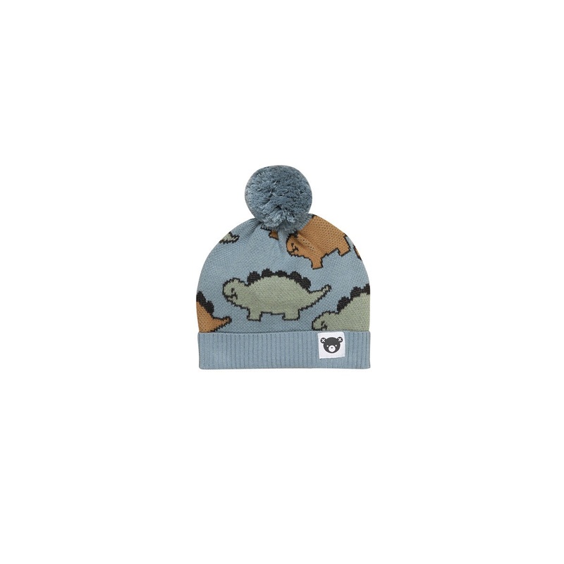 DINO KNIT BEANIE TEAL