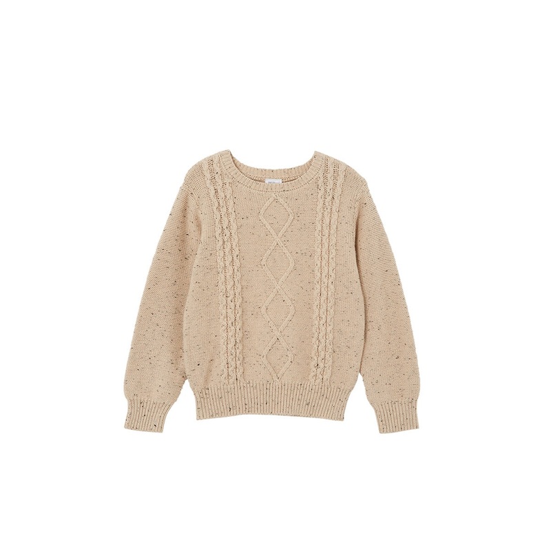 Fleck Cable Knit Jumper