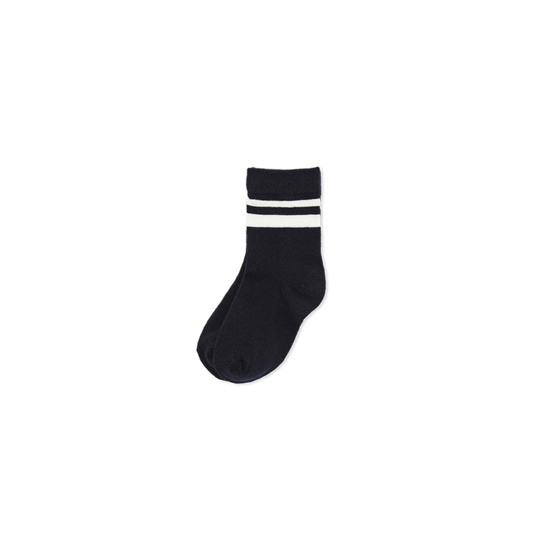 Navy Stripe Socks