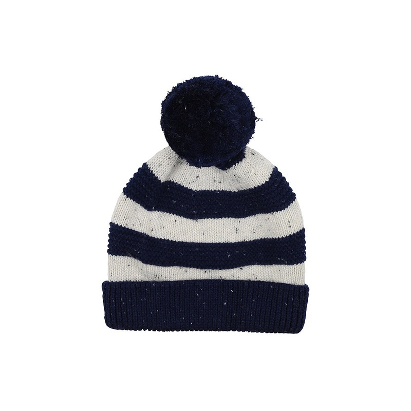NEPS STRIPE BABY BEANIE – NAVY STRIPE