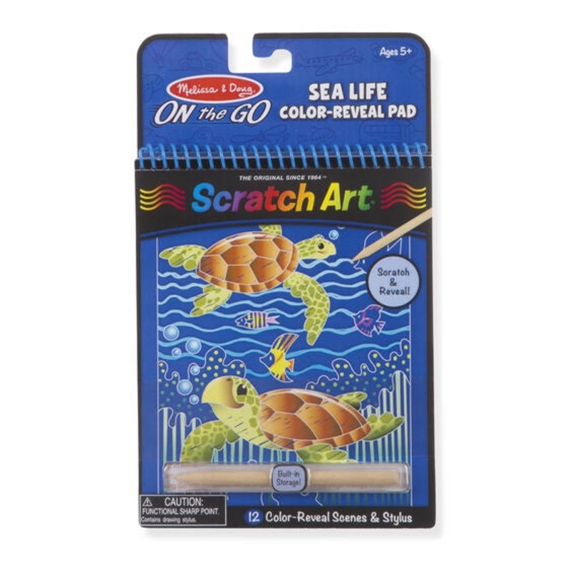 On The Go – Scratch Art – Sealife