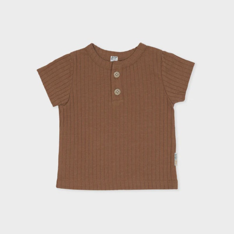 Oscar Tee – Rib Latte