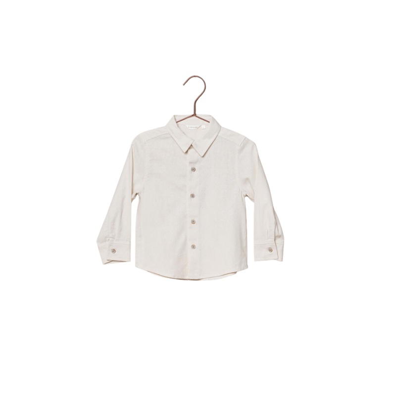 harrison button down || white
