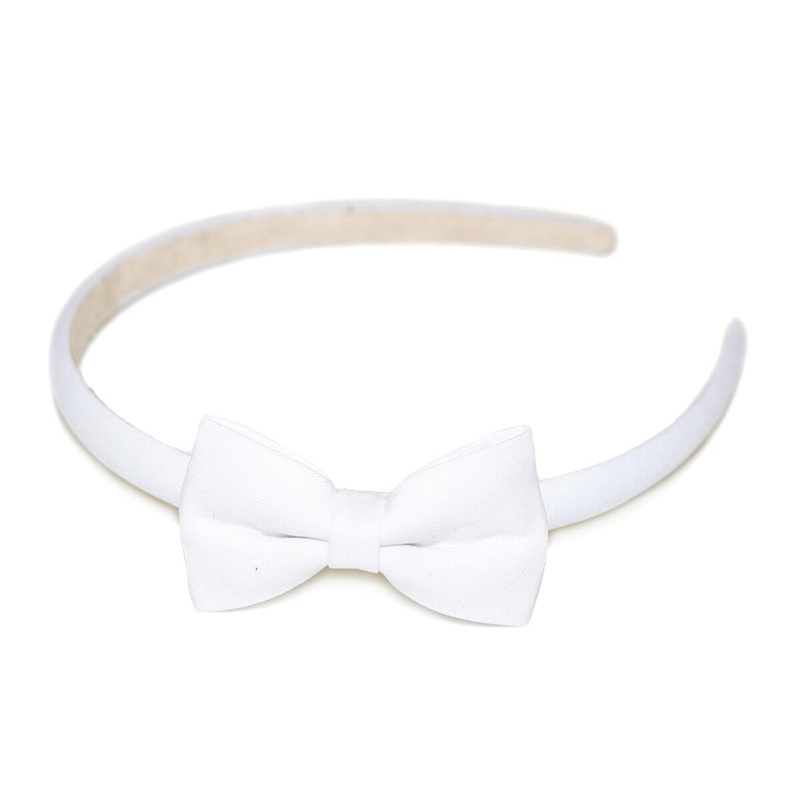 LINEN BOW ALICE BAND