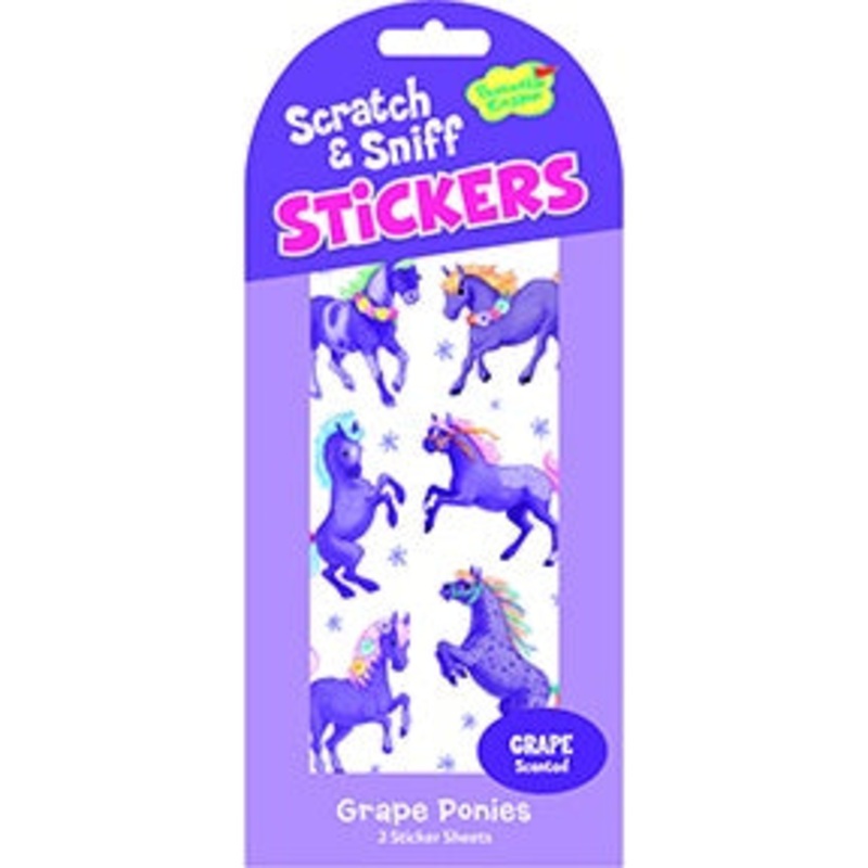 Mini Stickers Scratch & Sniff – Grape Ponies